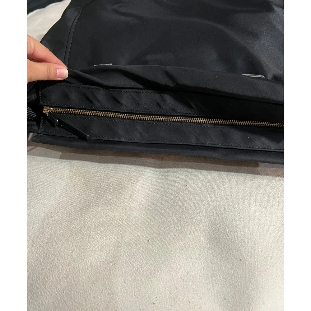 Kate Spade New York Black Nylon Diaper Bag Messenger Shoulder Bag